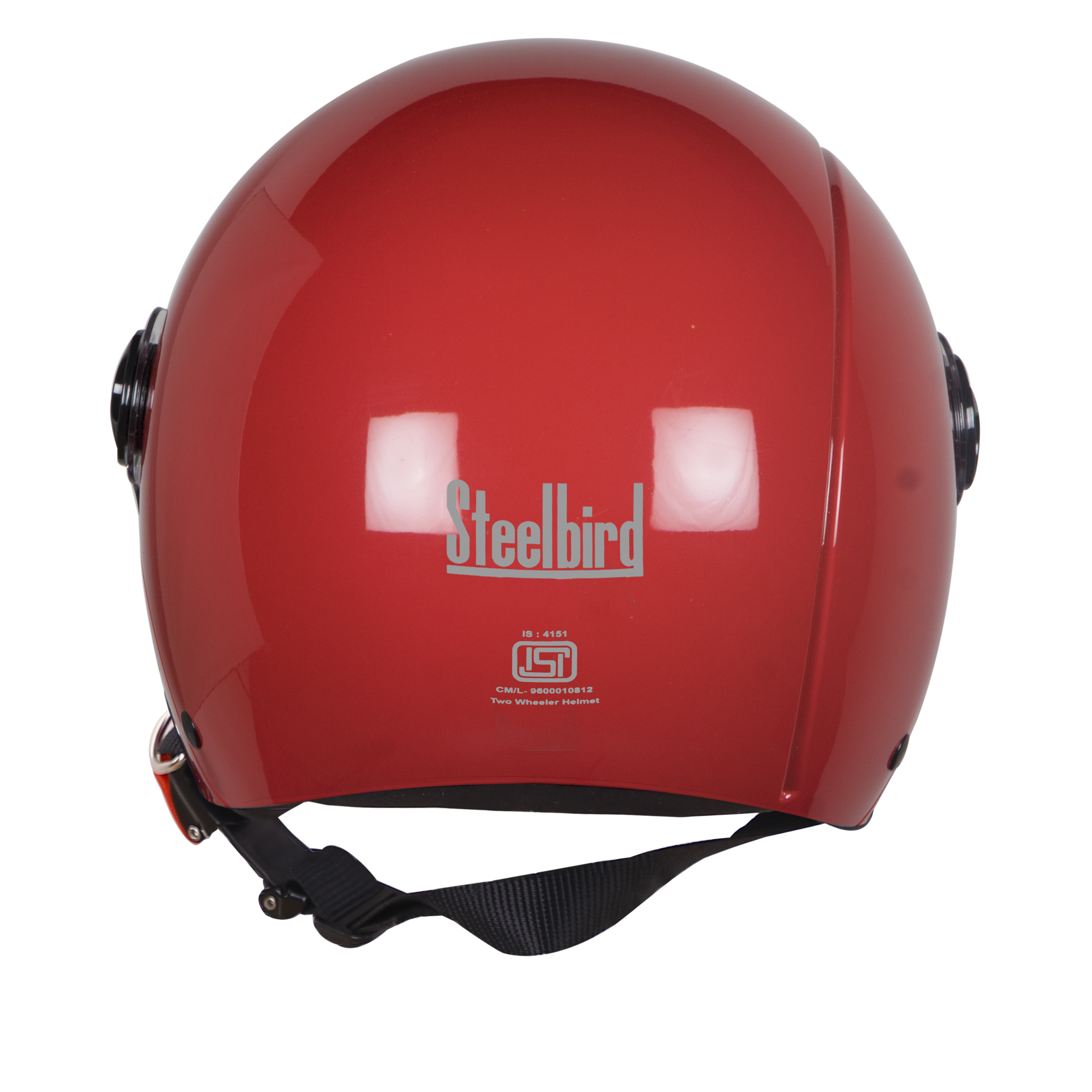 SBH-16 REX GLOSSY RED (FITTED WITH CLEAR VISOR AND SMOKE VISOR ONLY FOR ILLUSTRATION PURPOSE)